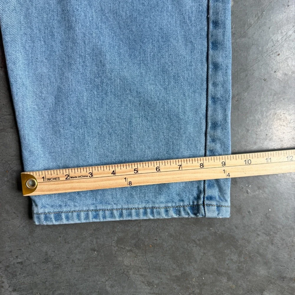 Vintage Y2K Polo Ralph Lauren Jean Co Embroidered Jeans Light Wash Mens 42x34